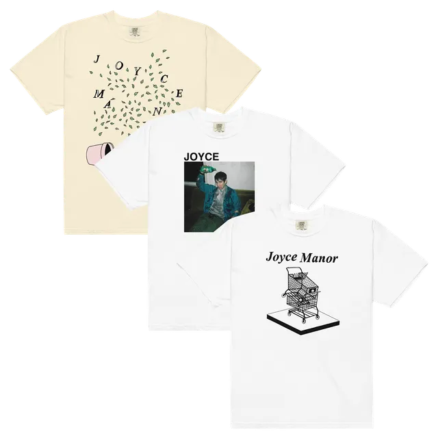 joyce-manor-t-shirt-bundle-lot-3-coton image 1