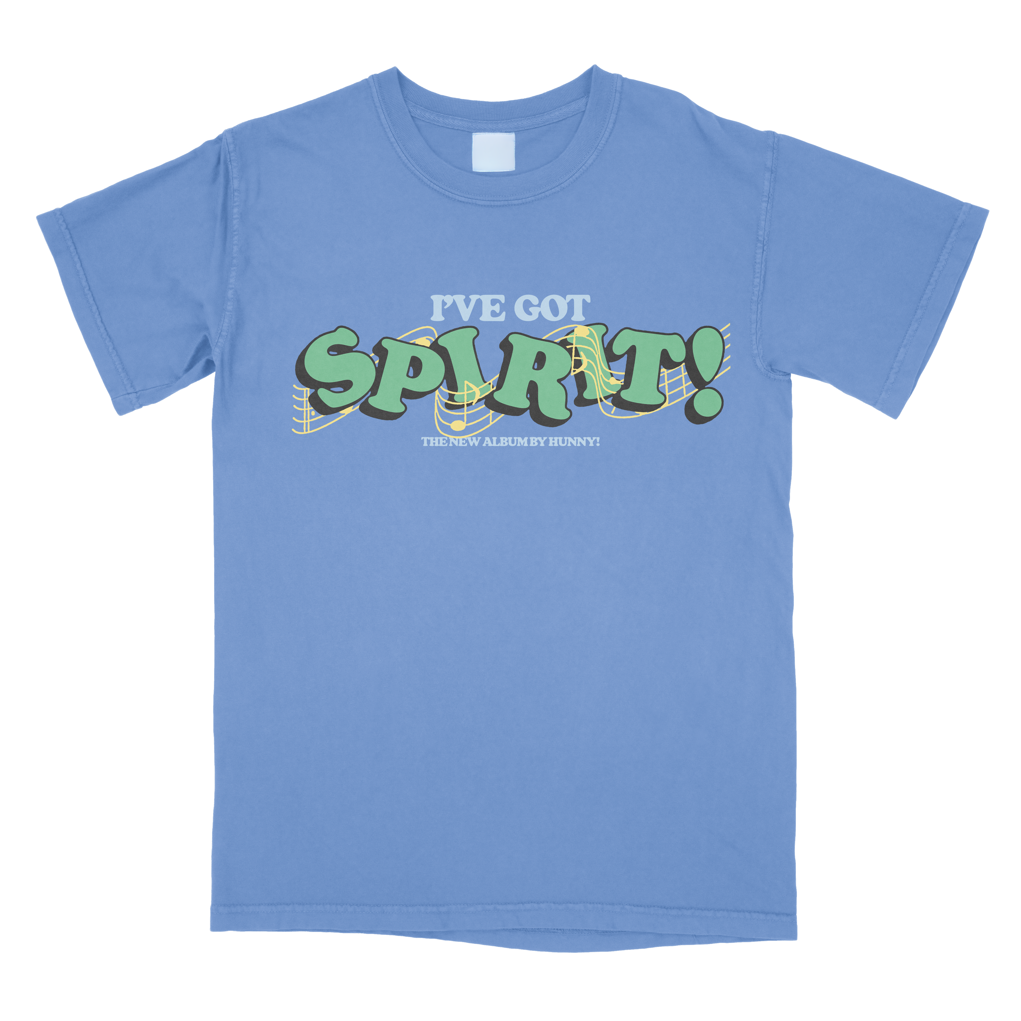 hunny-spirit-t-shirt-bleu-coton image 1