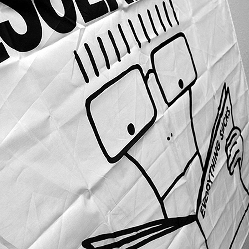 descendents-everything-sucks-drapeau-blanc-46-pouces image 3