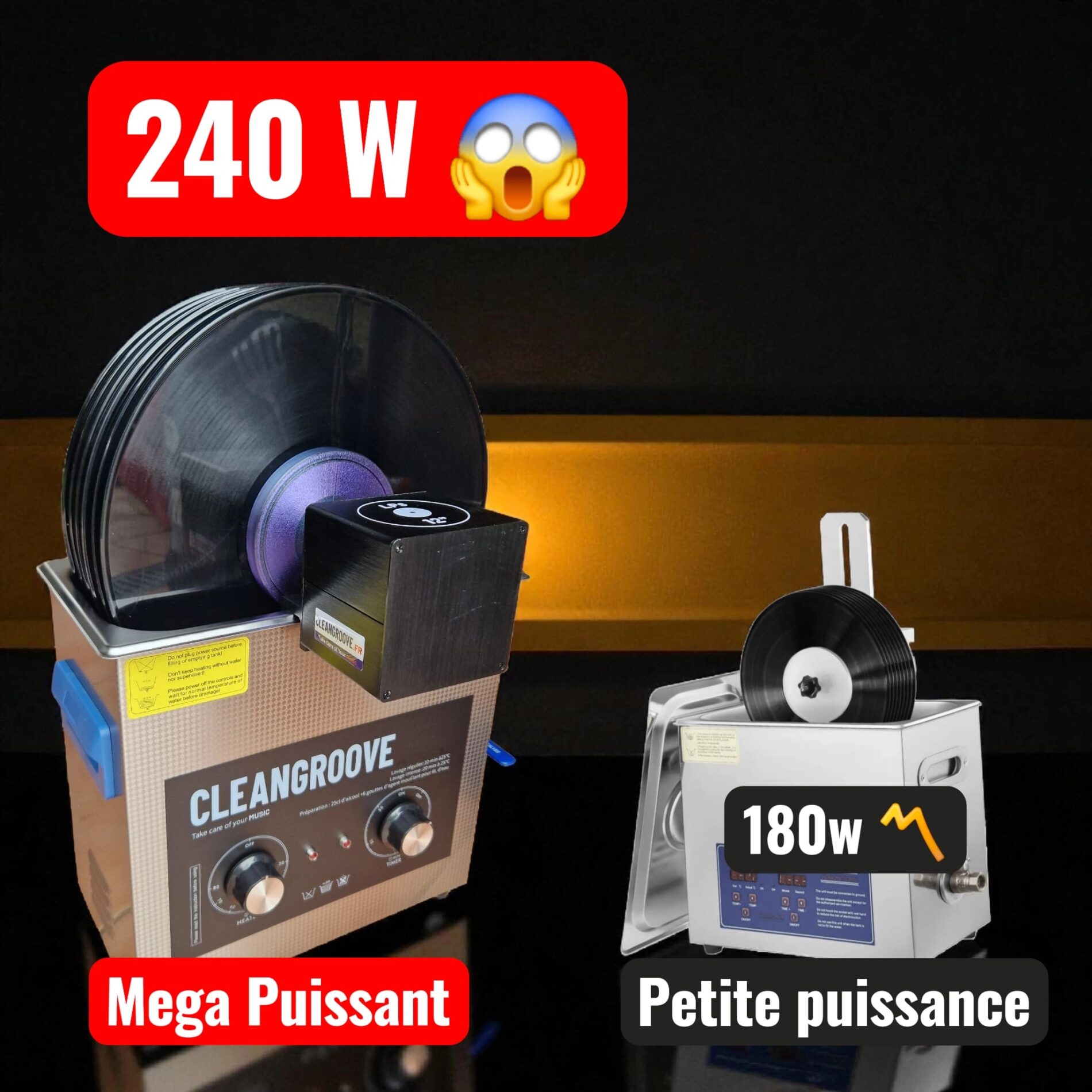 cleangroove-v3-kit-nettoyeur-vinyle-ultrason-bac-240w image 2