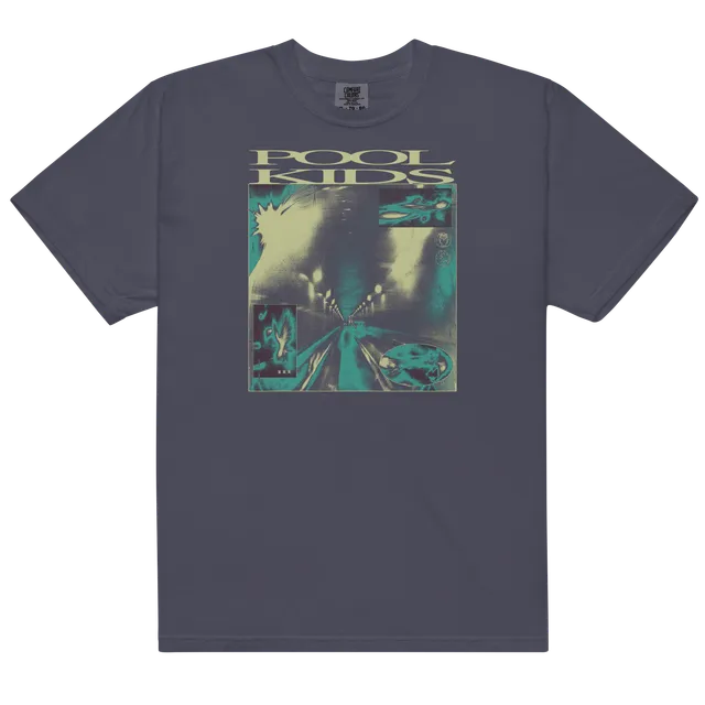 easier-said-than-done-t-shirt-bleu-marine-coton image 1