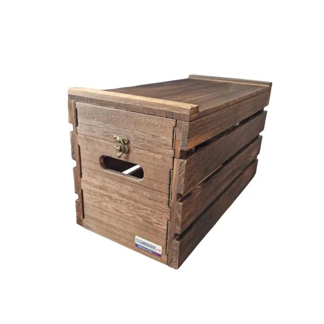 cleangroove-groovebox-45-caisse-bois-vinyles-7-150-disques image 1