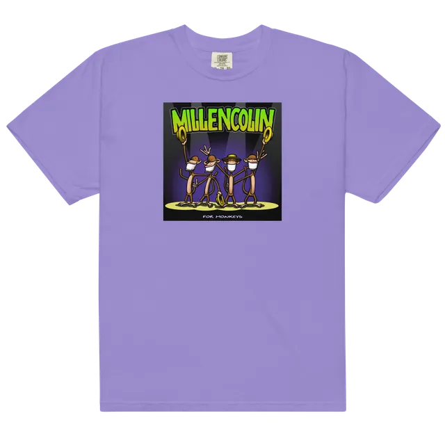 millencolin-for-monkeys-t-shirt-violet-coton image 1