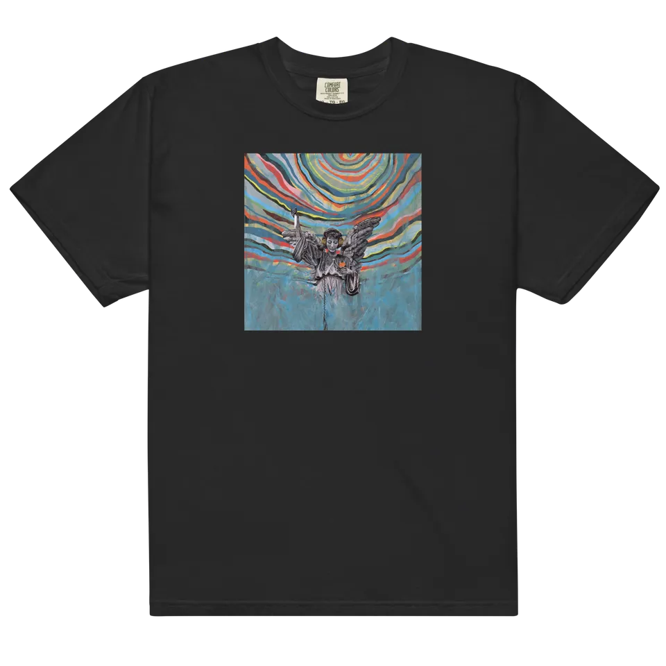 the-same-old-wasted-wonderful-world-t-shirt-noir-coton image 1