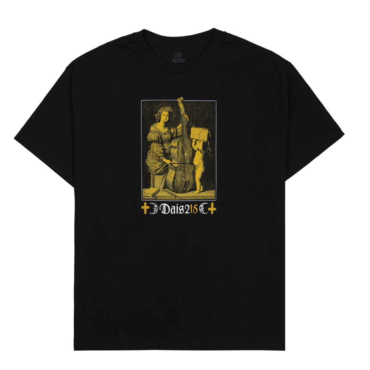 dais-records-x-pleasures-15-ans-t-shirt-noir-large image 1
