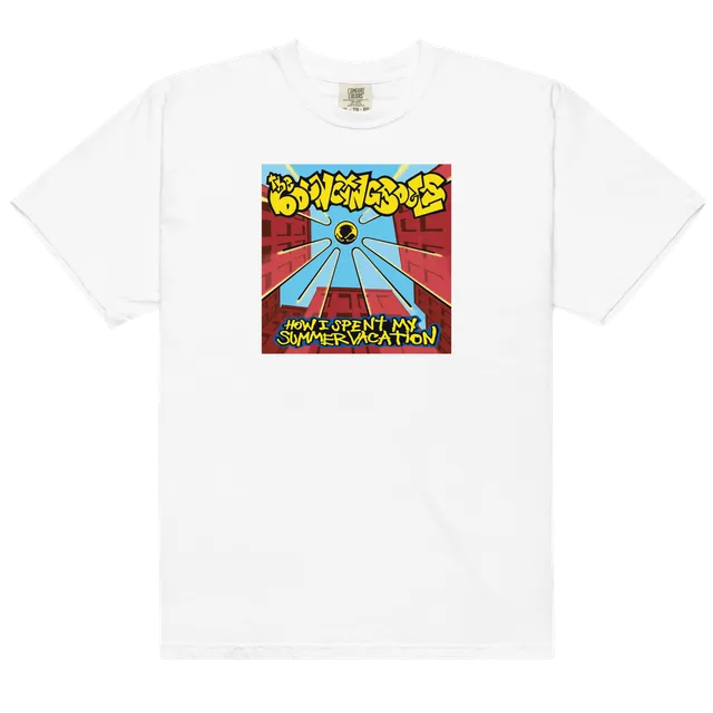 bouncing-souls-how-i-spent-my-summer-vacation-t-shirt-blanc-coton image 1