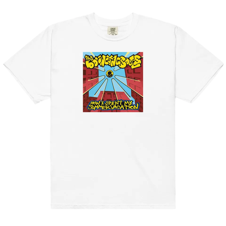 bouncing-souls-how-i-spent-my-summer-vacation-t-shirt-blanc-coton image 1