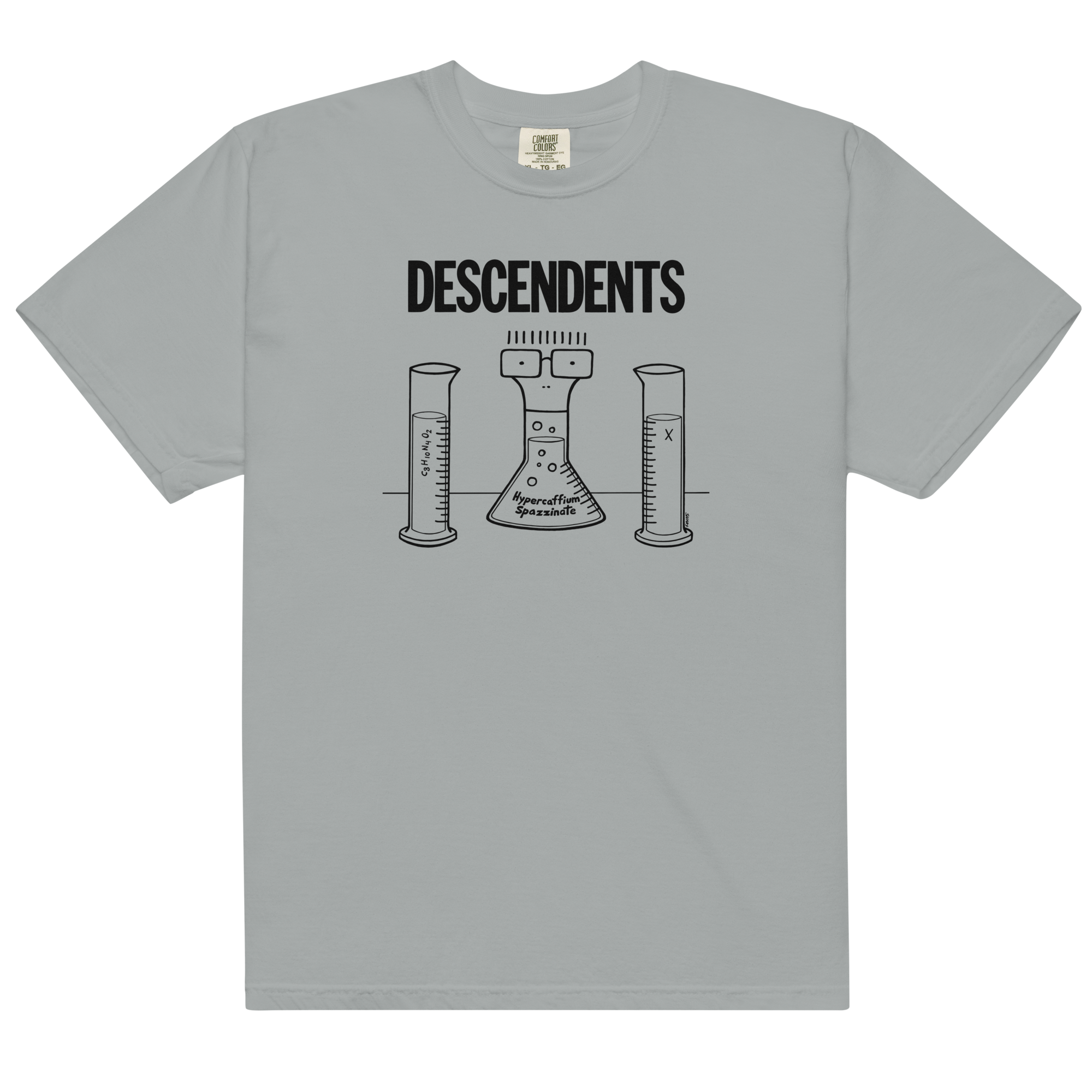 descendents-hypercaffium-spazzinate-t-shirt-gris image 1