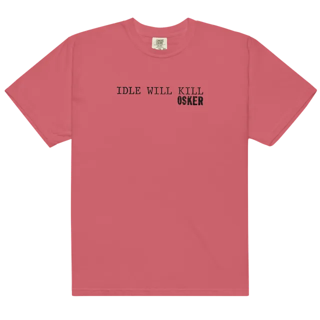 idle-will-kill-t-shirt-watermelon-100-coton-imprim image 1