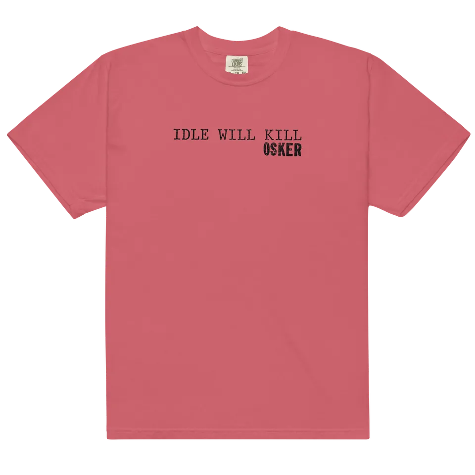 idle-will-kill-t-shirt-watermelon-100-coton-imprim image 1