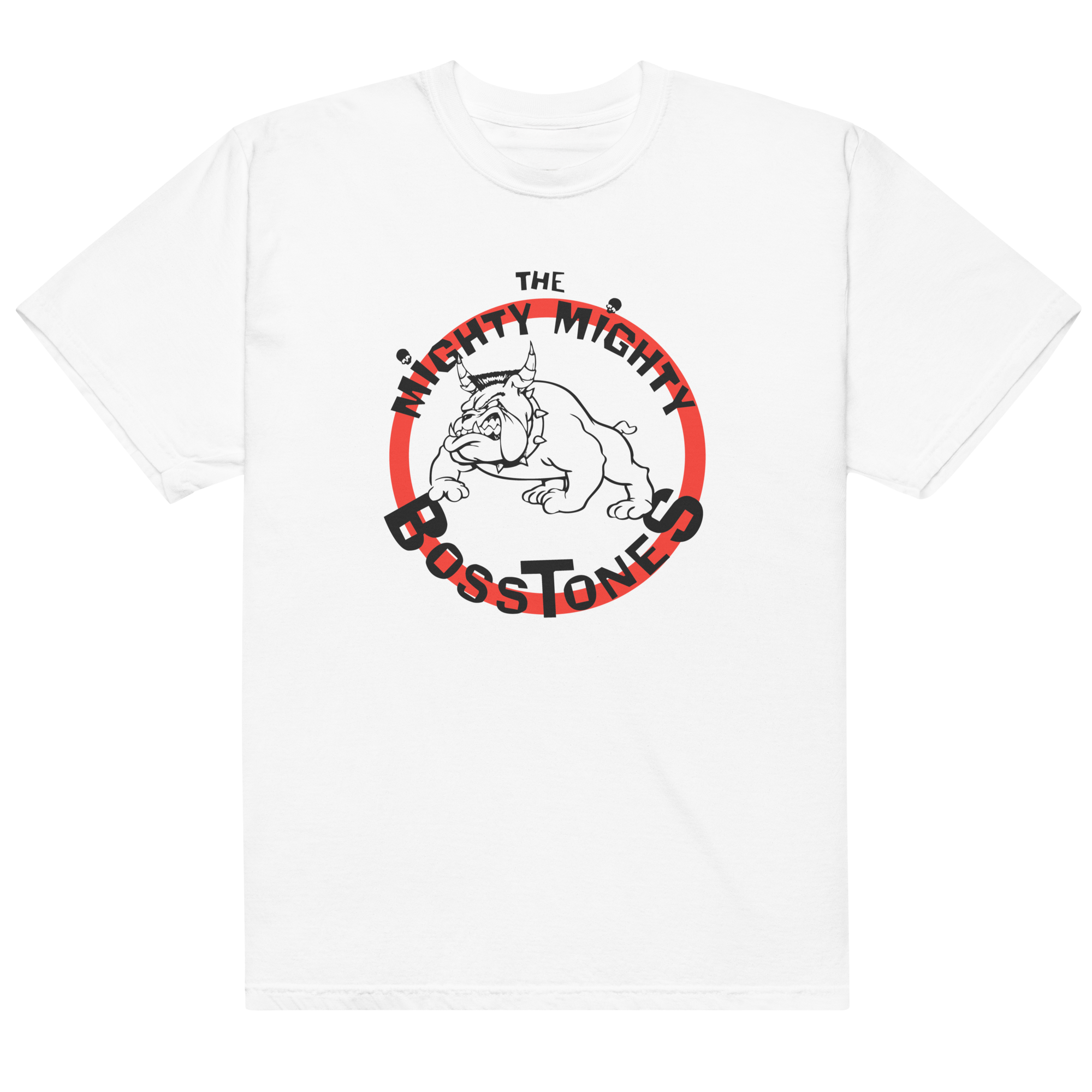 mighty-mighty-bosstones-bulldog-logo-t-shirt-blanc-coton image 1