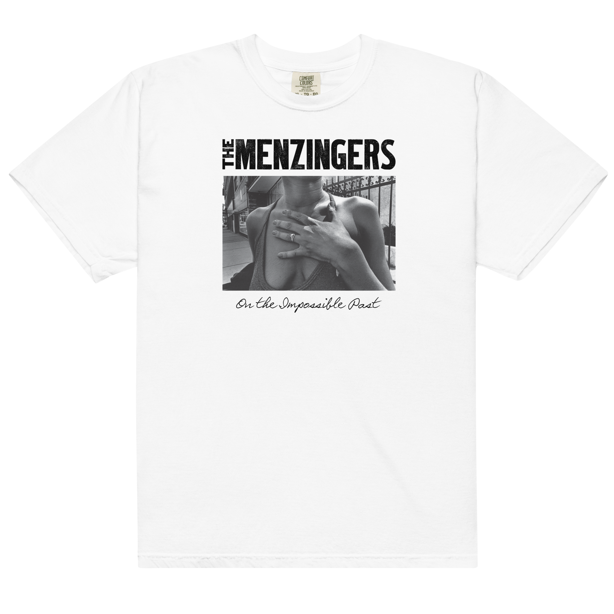 the-menzingers-on-the-impossible-past-t-shirt-blanc-coton image 1