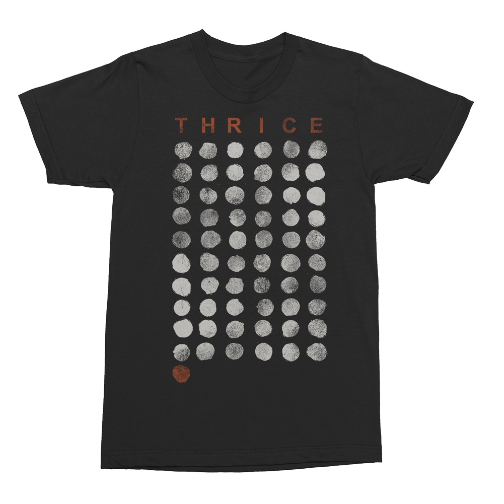 thrice-palms-t-shirt-noir-coton-pochette-album image 1