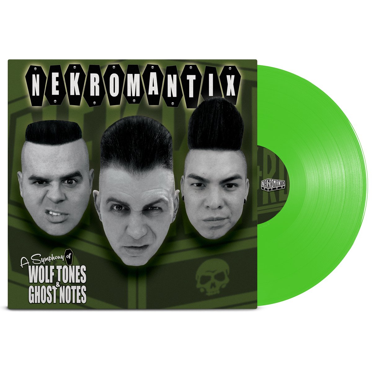 nekromantix-symphony-wolf-tones-lp-vinyle-vert-transparent image 1