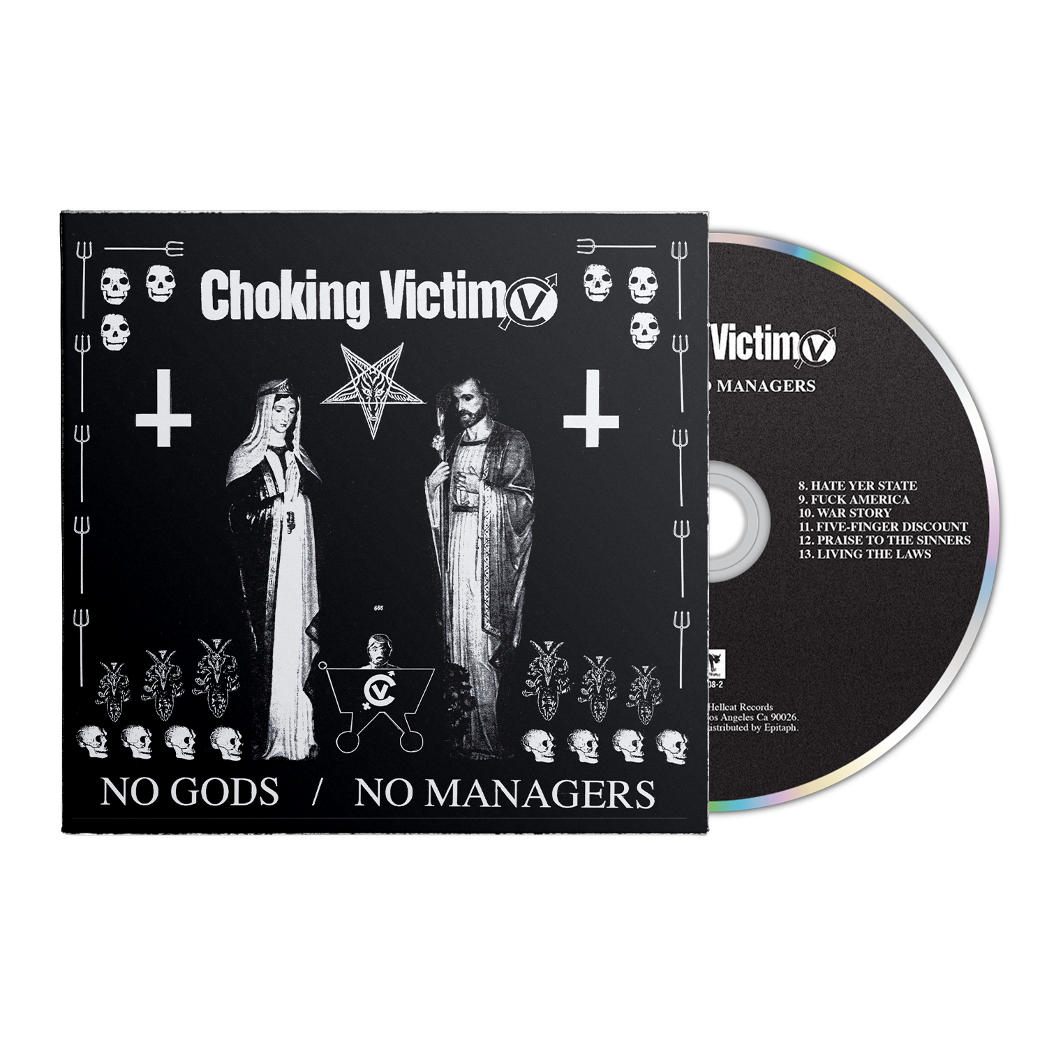 choking-victim-no-gods-no-managers-cd-album-ska-punk image 1