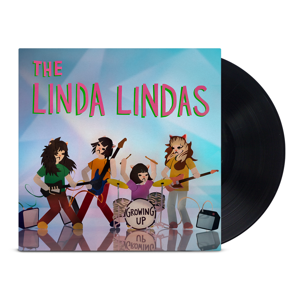 the-linda-lindas-growing-up-lp-vinyle-noir-paper-doll image 1
