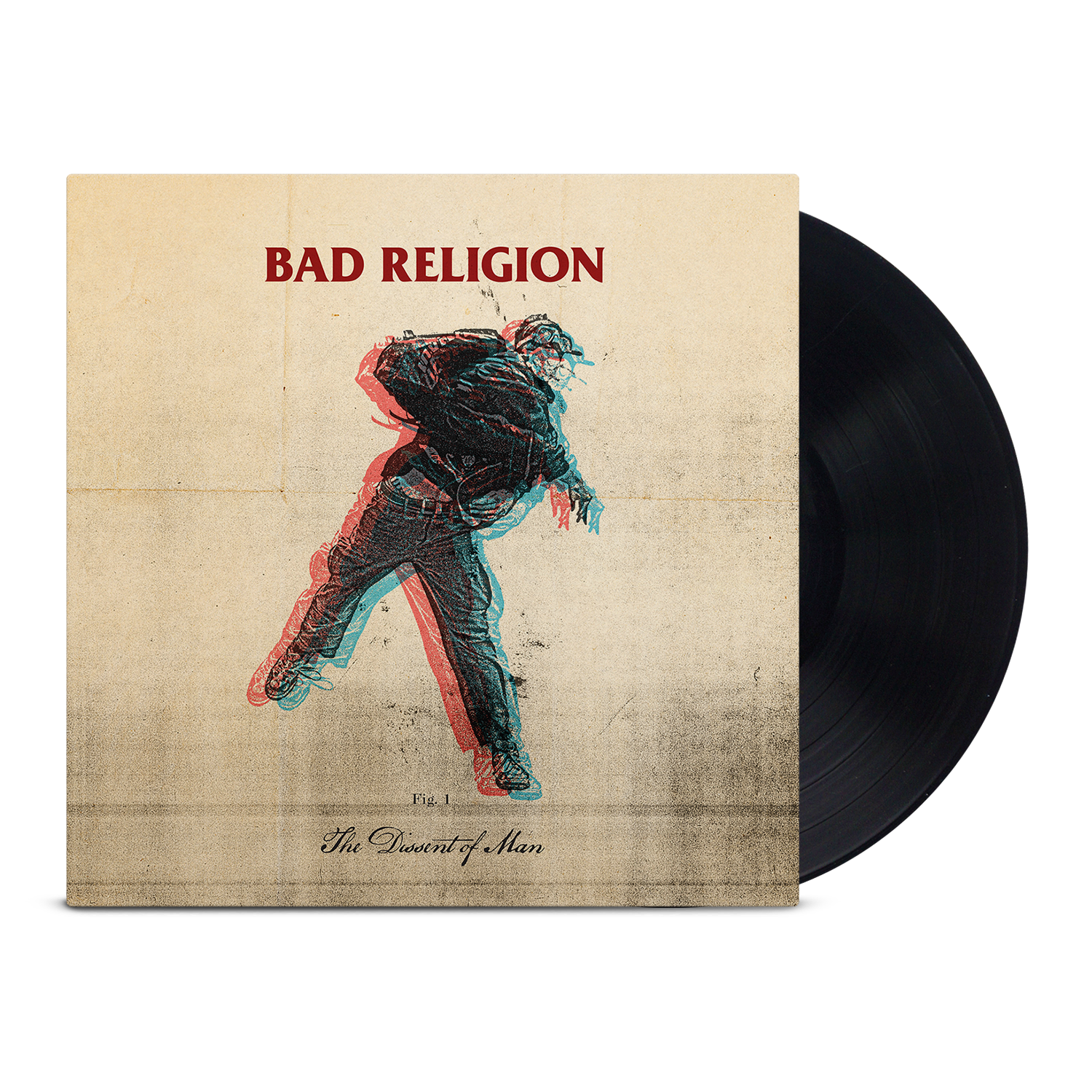 epitaph-records-the-dissent-of-man-lp-vinyle-noir-bad-religion image 1