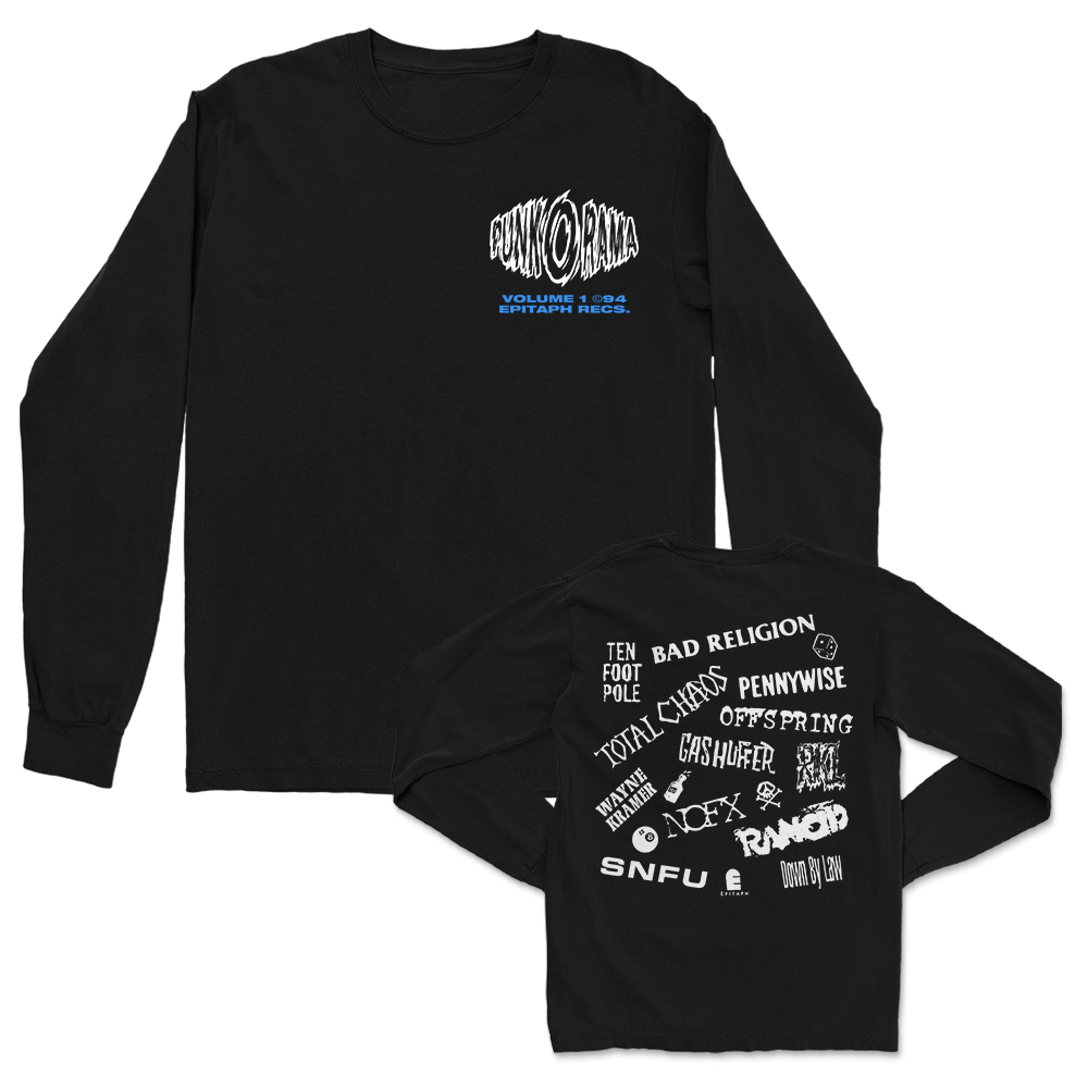 epitaph-punk-o-rama-vol-1-logos-t-shirt-manches-longues-noir image 1