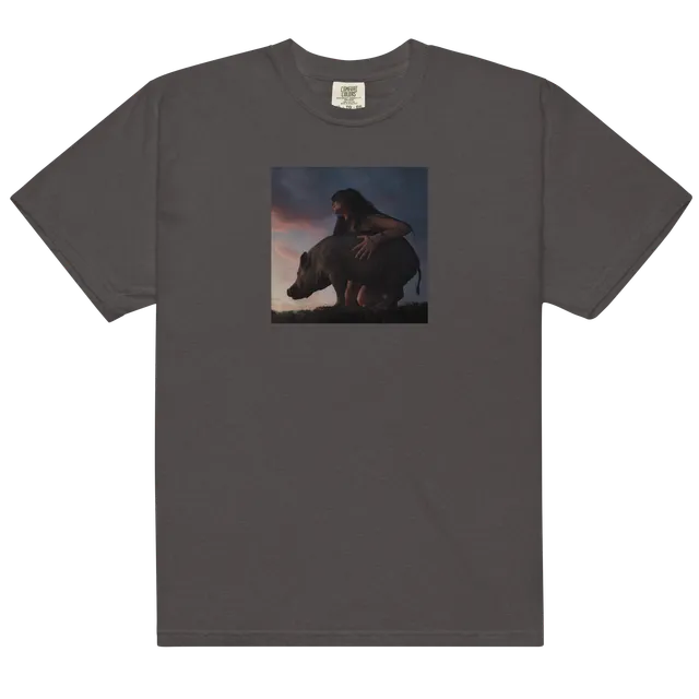 epitaph-records-i-got-heaven-t-shirt-gris-fonc-coton image 1