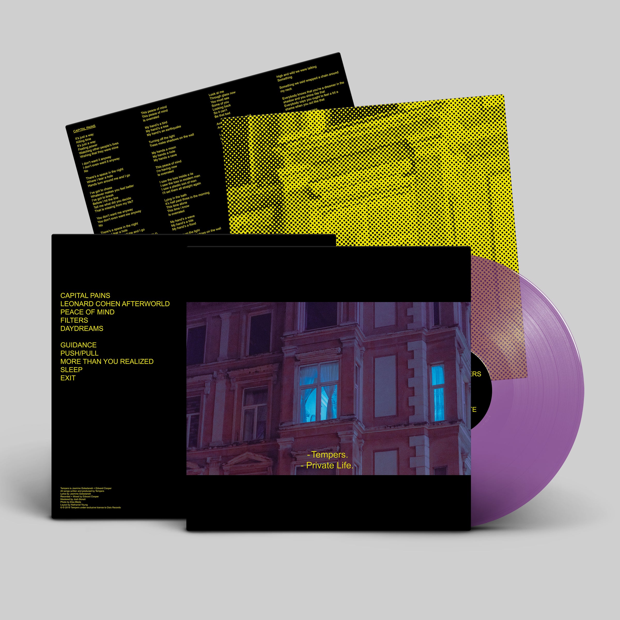 tempers-private-life-vinyle-noir-lp-darkwave-synth-pop image 4