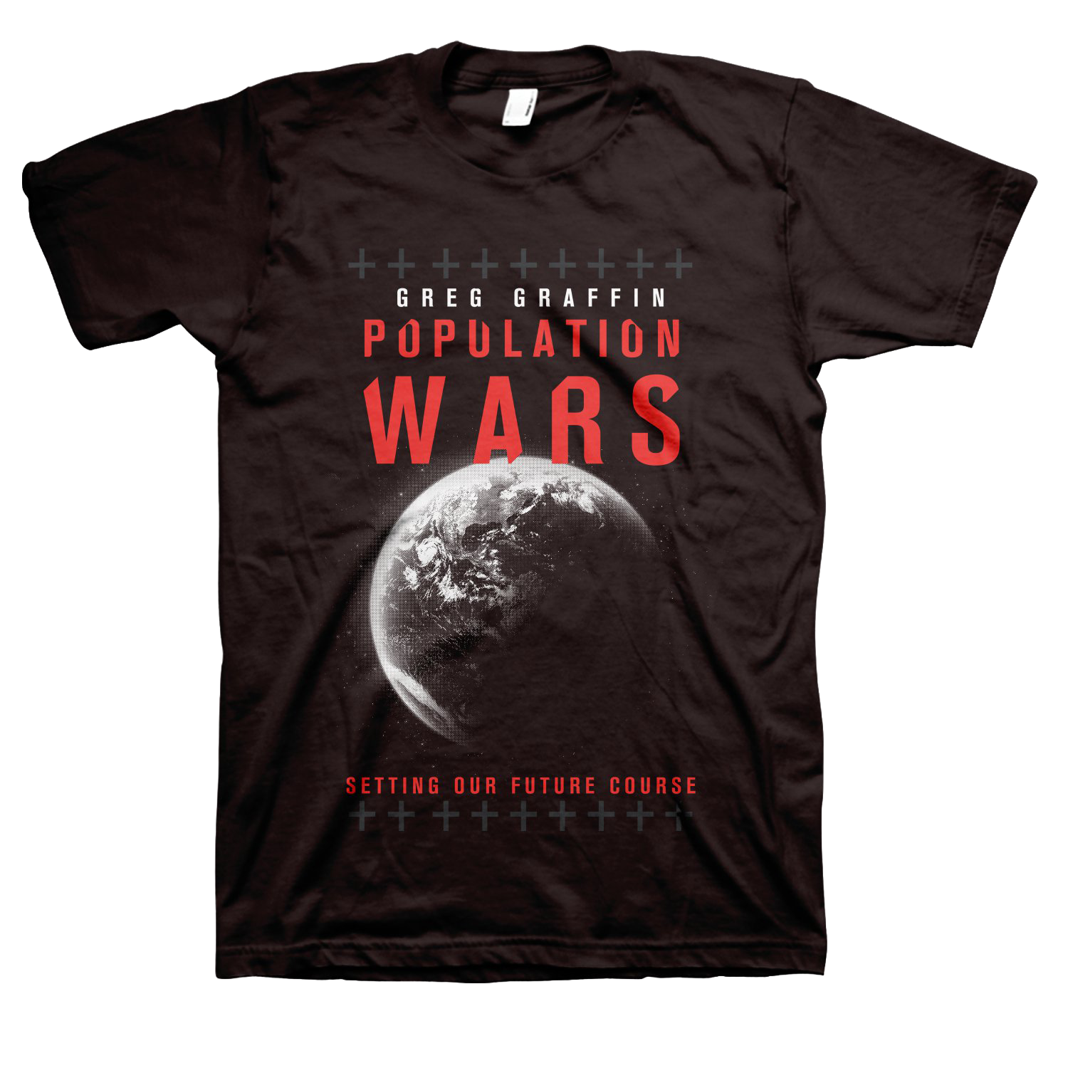 greg-graffin-population-wars-t-shirt-noir-coton image 1