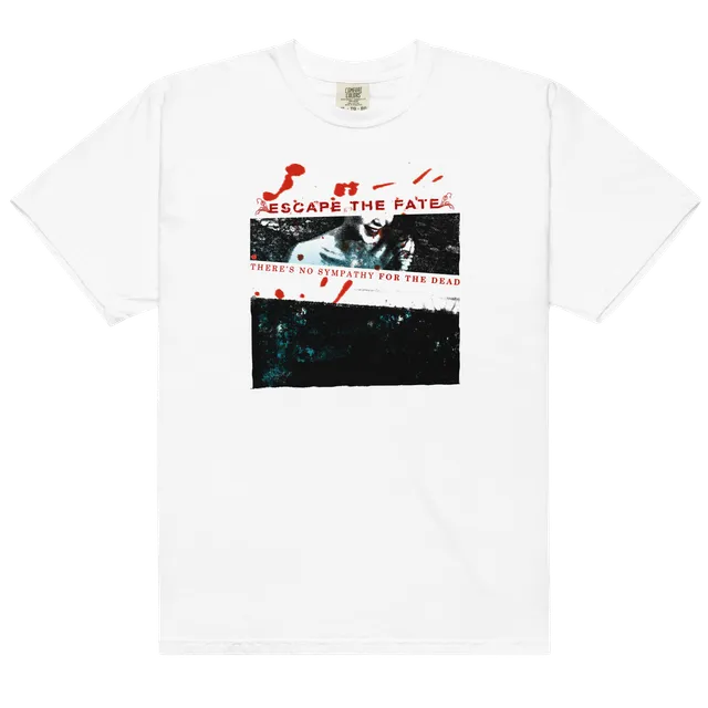 escape-the-fate-there-s-no-sympathy-t-shirt-blanc-coton image 1