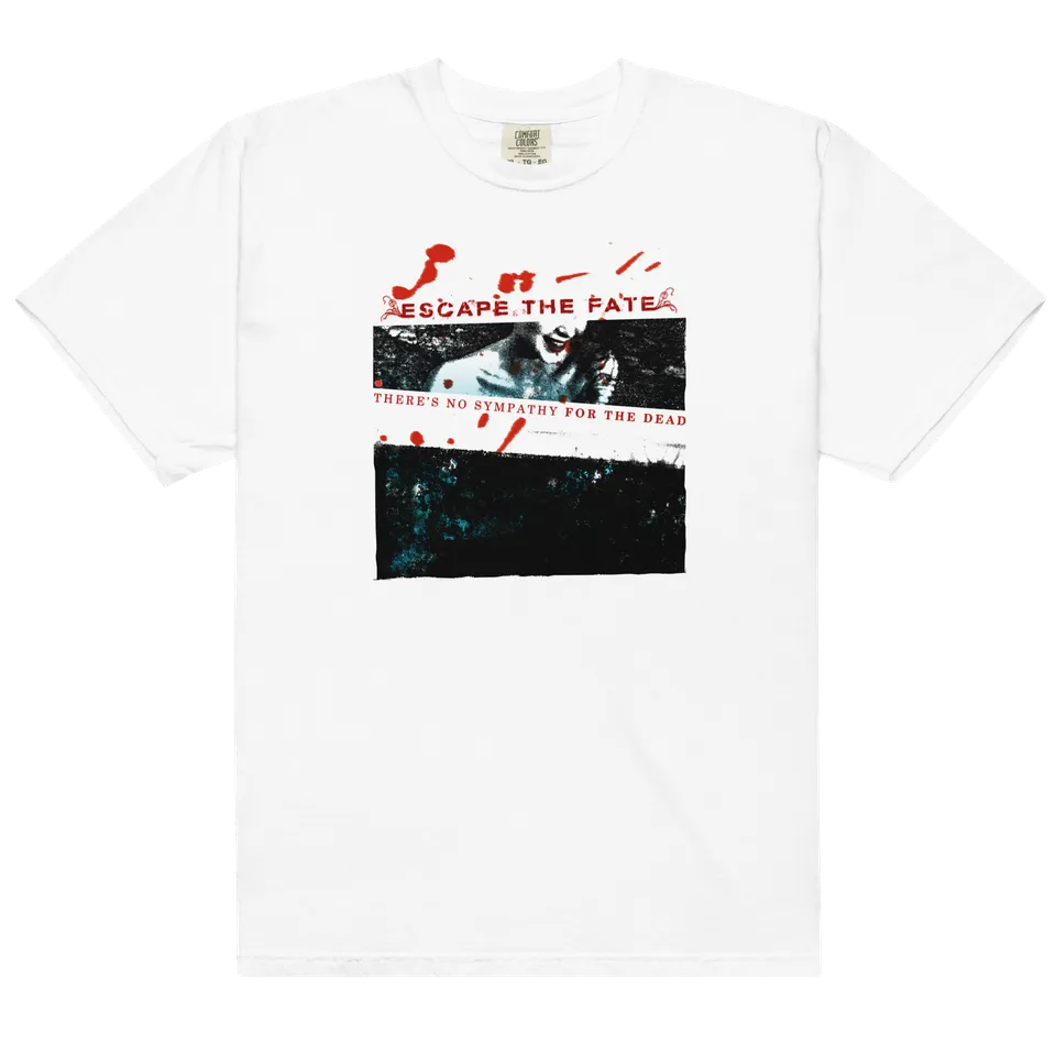 escape-the-fate-there-s-no-sympathy-t-shirt-blanc-coton image 1