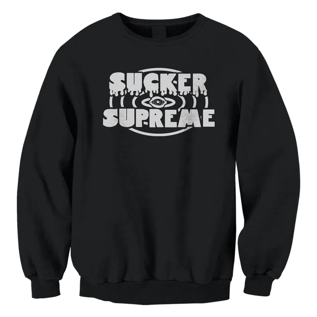 rosie-tucker-sick-sad-crewneck-sweatshirt-noir-coton image 1