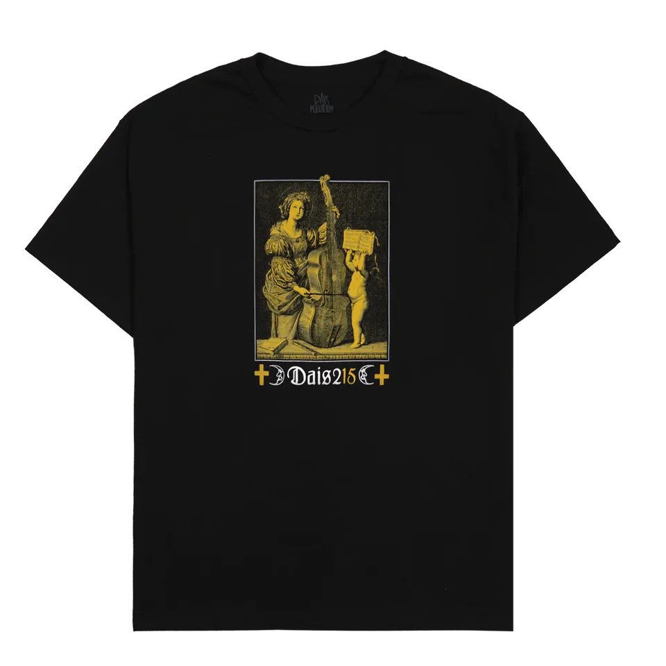 dais-records-x-pleasures-15-ans-t-shirt-noir-large image 1