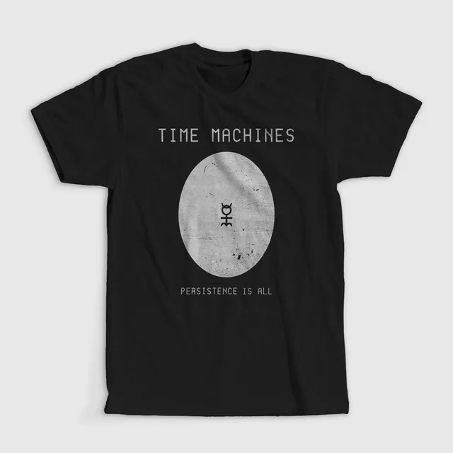 coil-time-machines-t-shirt-noir-coton-taille-l image 1