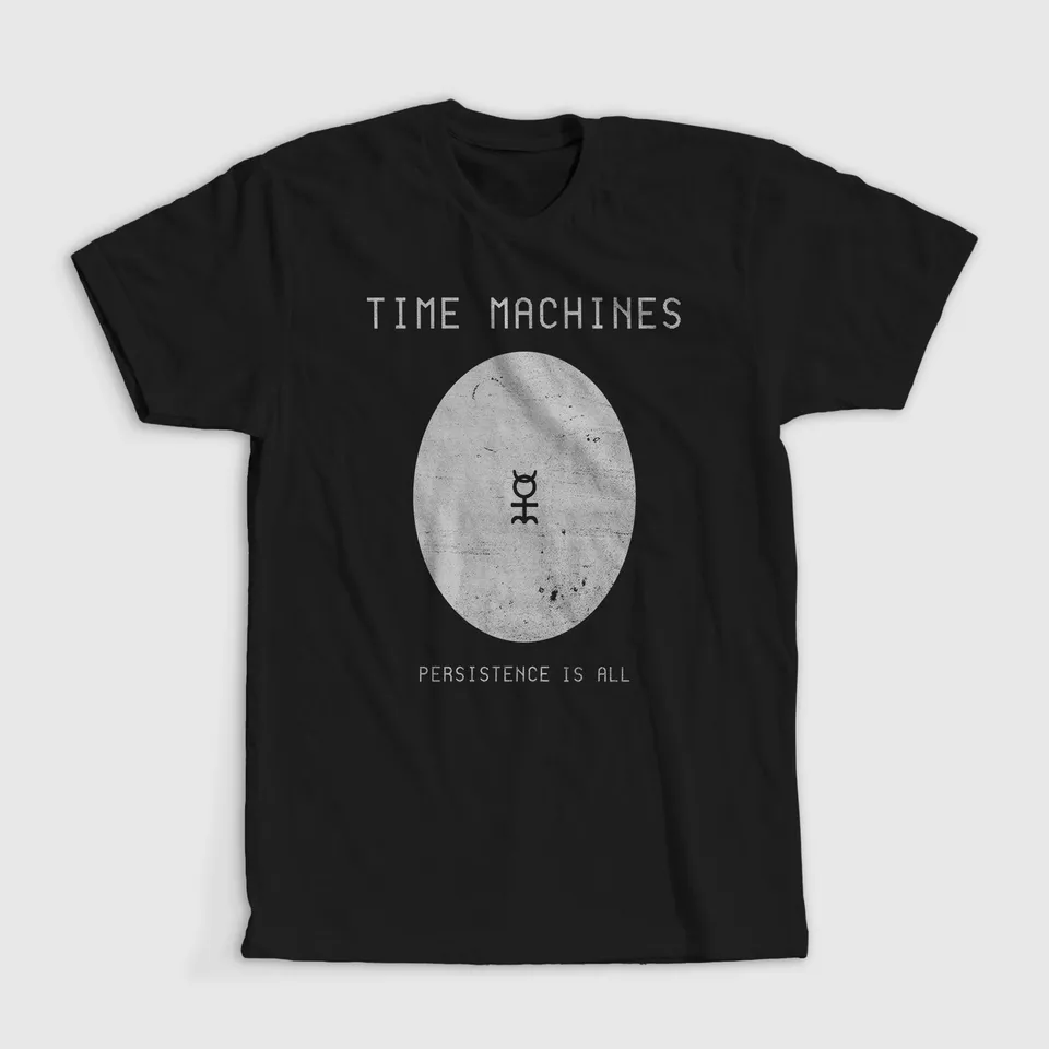 coil-time-machines-t-shirt-noir-coton-taille-l image 1