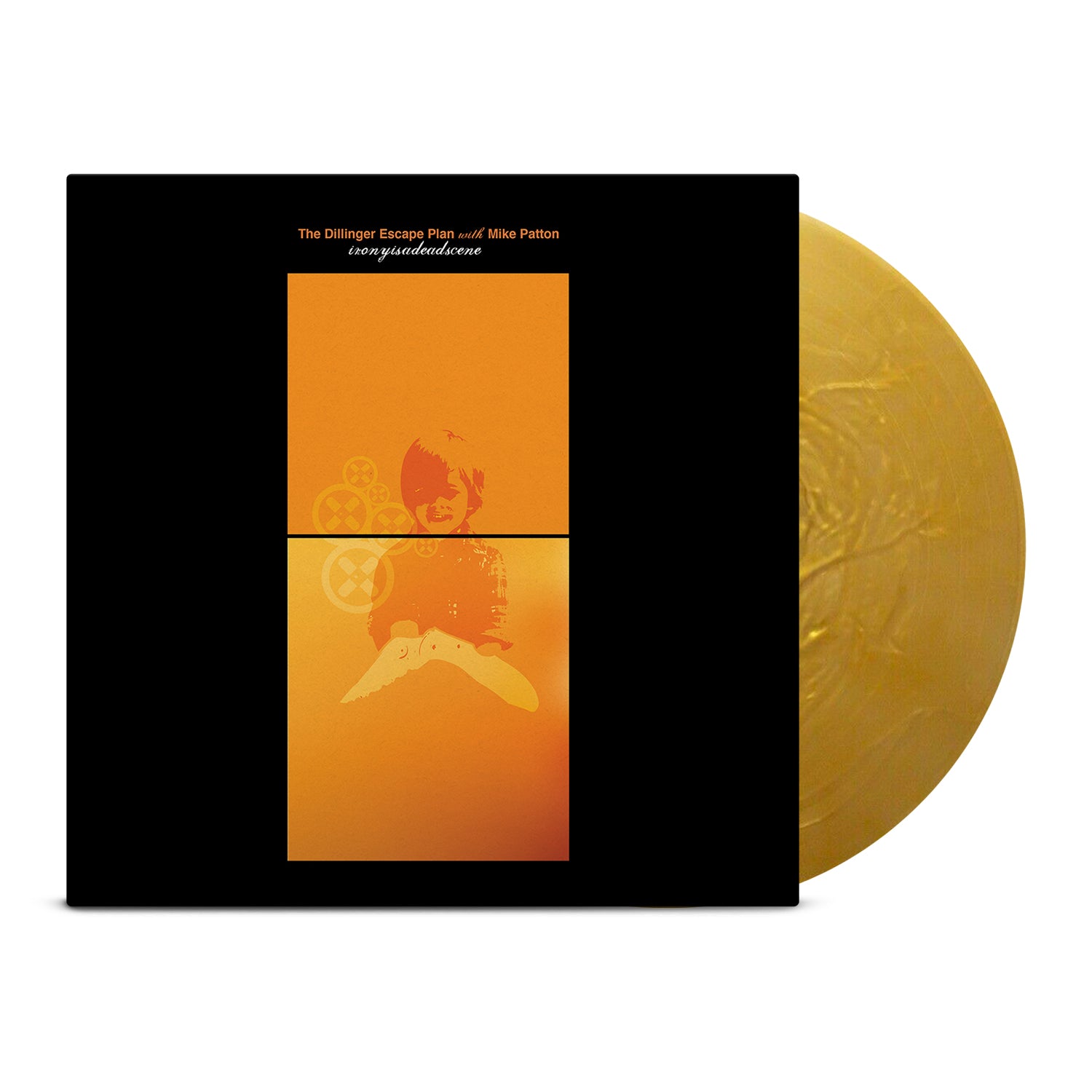 dillinger-escape-plan-irony-is-a-dead-scene-ep-vinyle-gold image 1