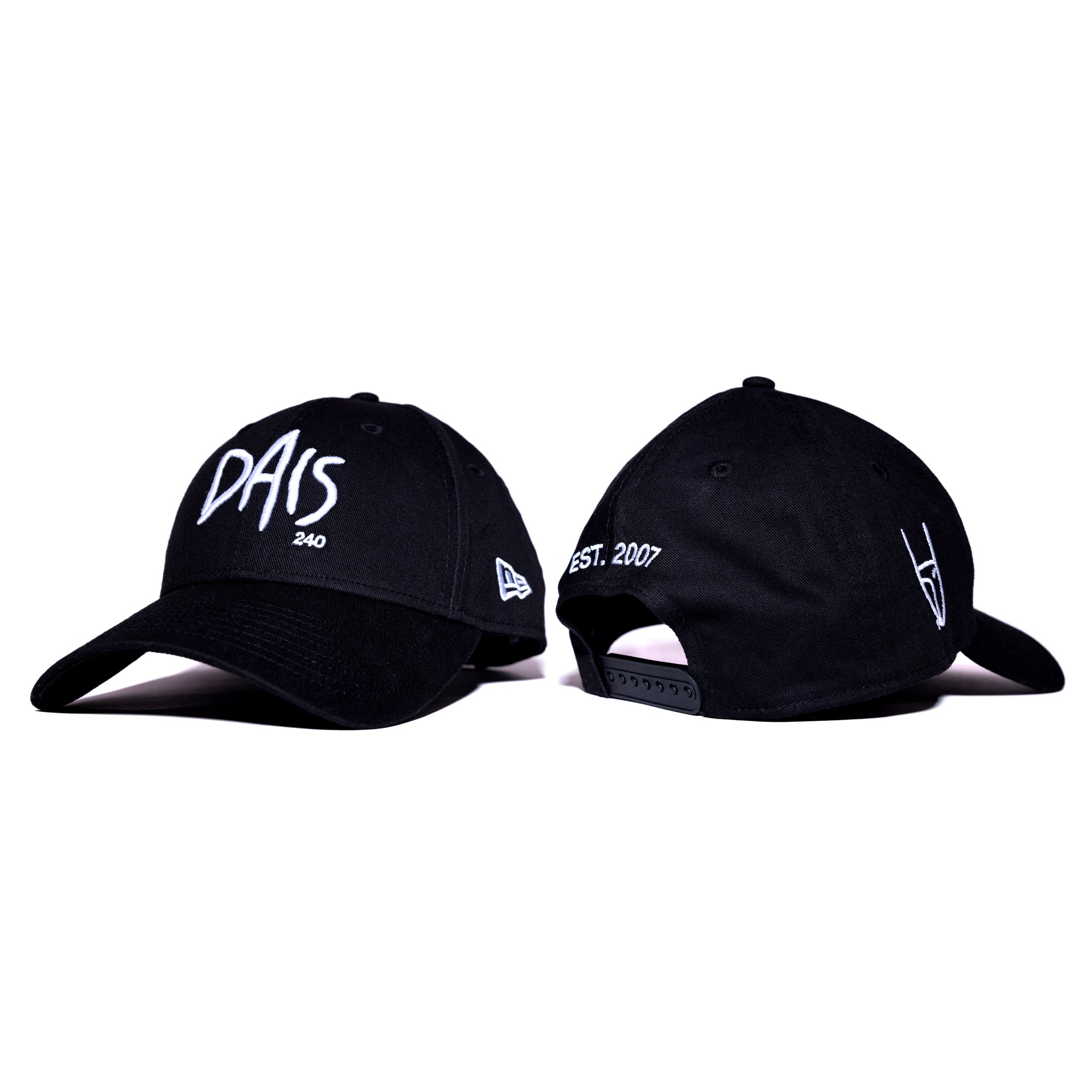 dais-x-new-era-9forty-casquette-noire-dais240 image 1