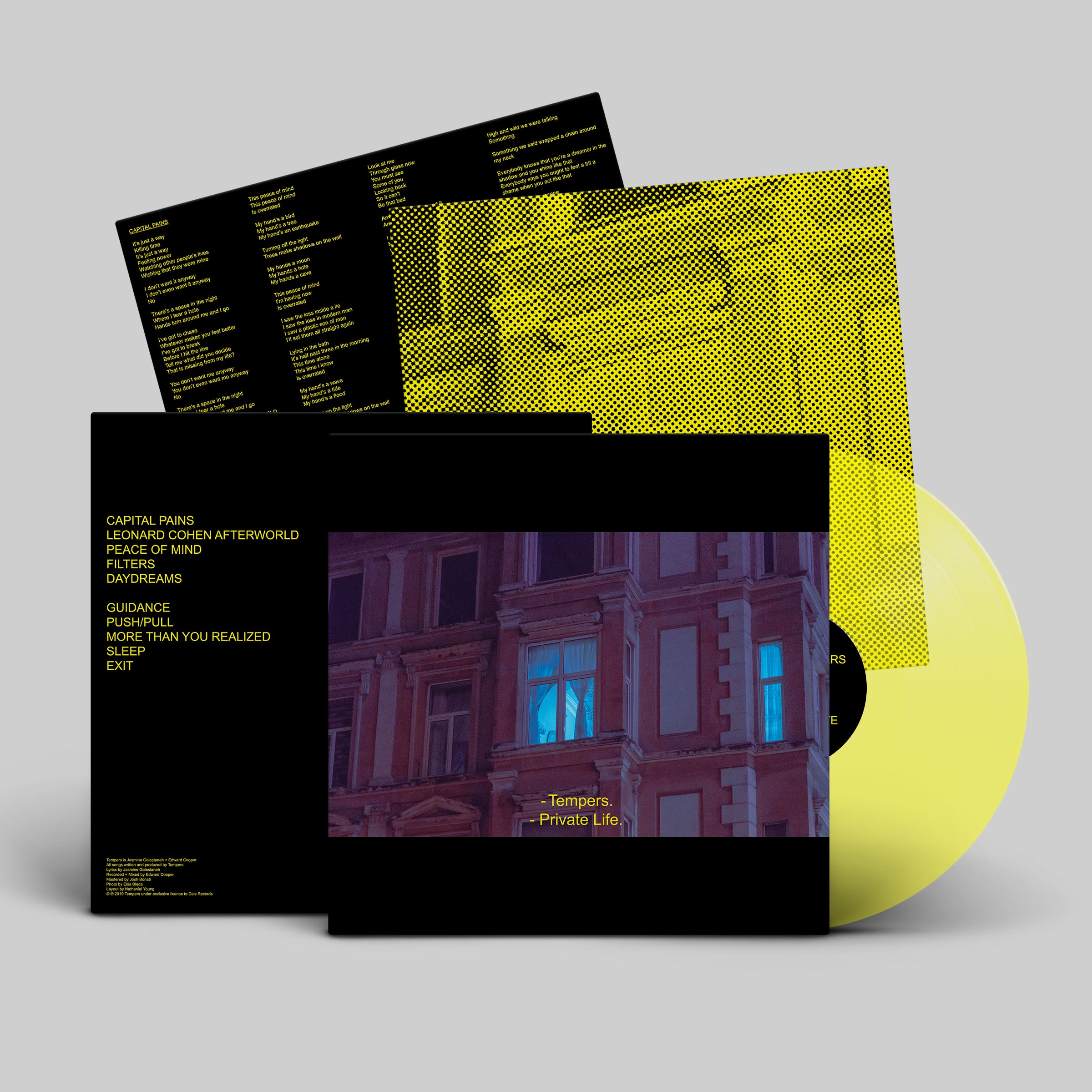 tempers-private-life-vinyle-noir-lp-darkwave-synth-pop image 5