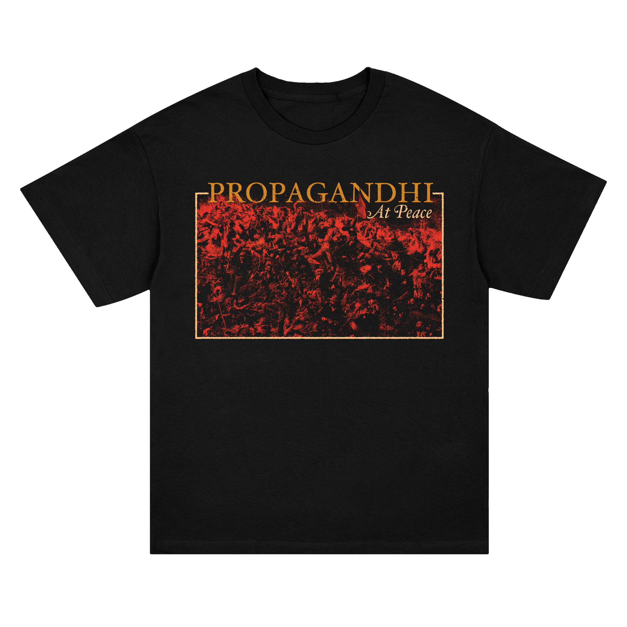 propagandhi-at-peace-t-shirt-noir-coton-album image 1
