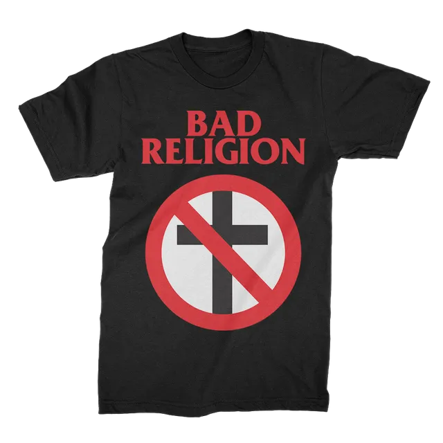 bad-religion-classic-crossbuster-t-shirt-noir-coton image 1