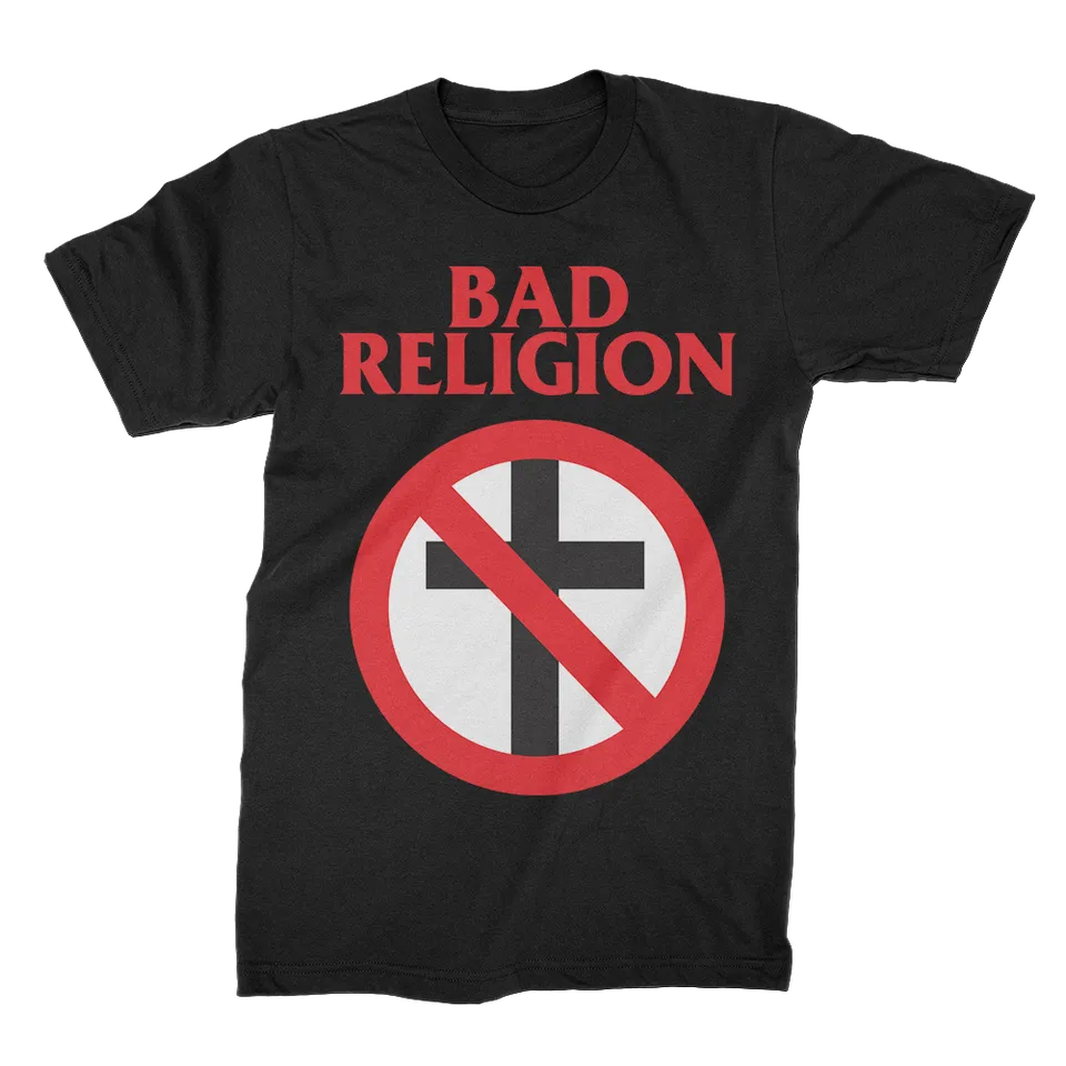 bad-religion-classic-crossbuster-t-shirt-noir-coton image 1