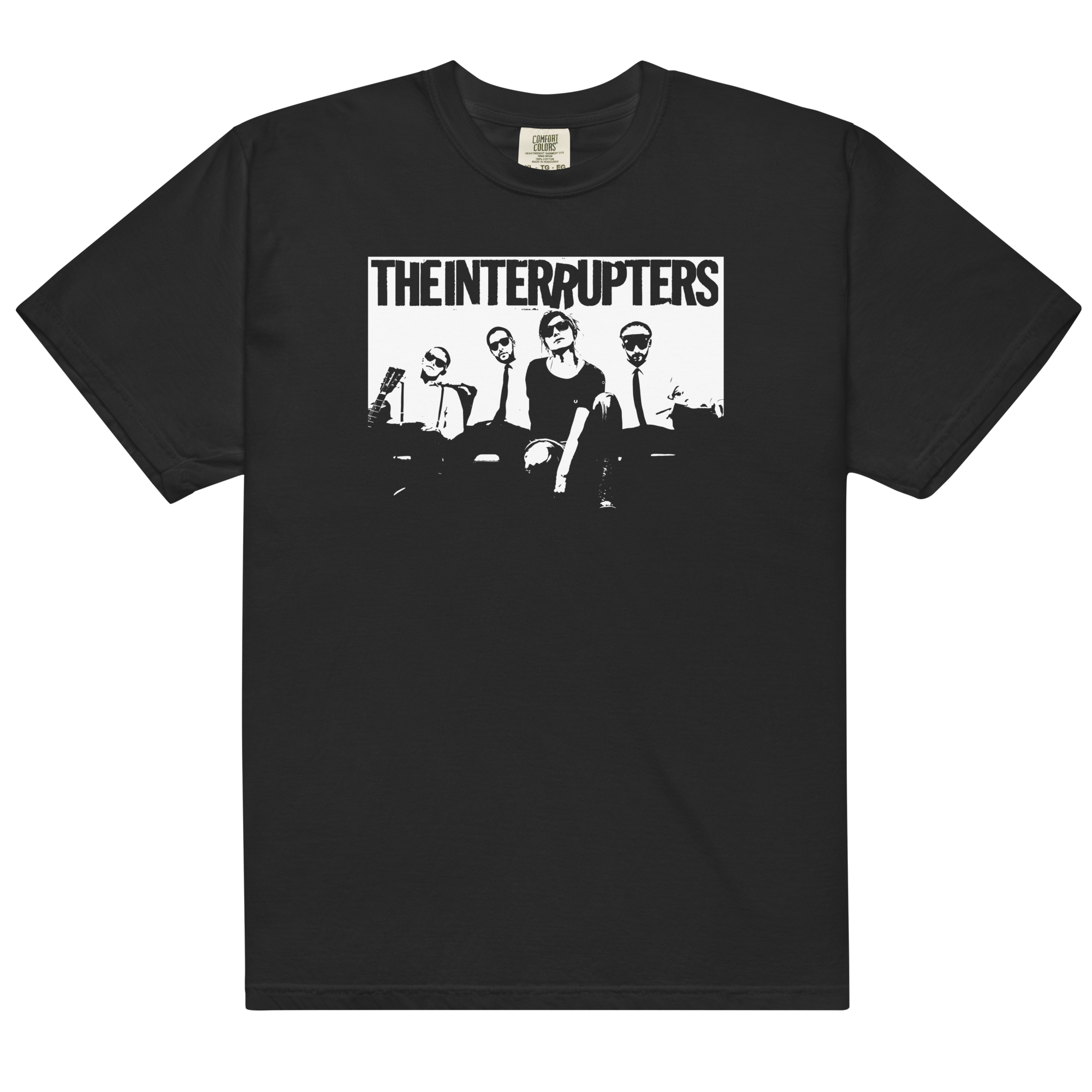 the-interrupters-band-photo-t-shirt-noir-coton image 1