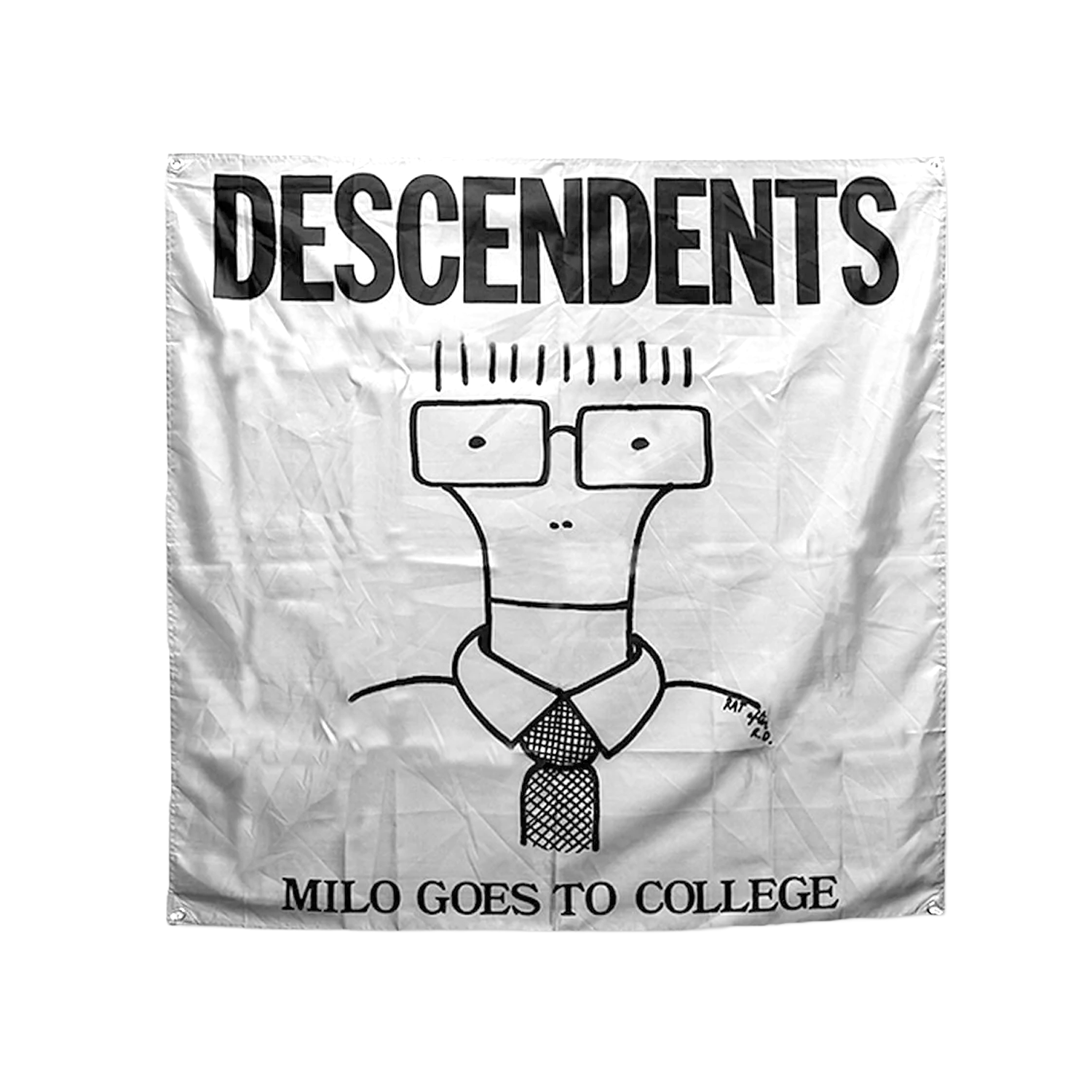 descendents-milo-goes-to-college-drapeau-gris image 1