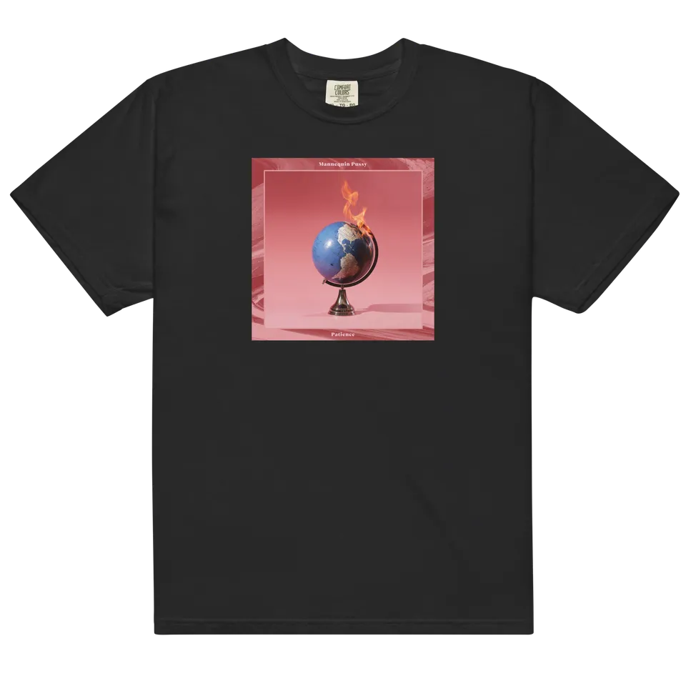 mannequin-pussy-patience-t-shirt-noir-coton image 1