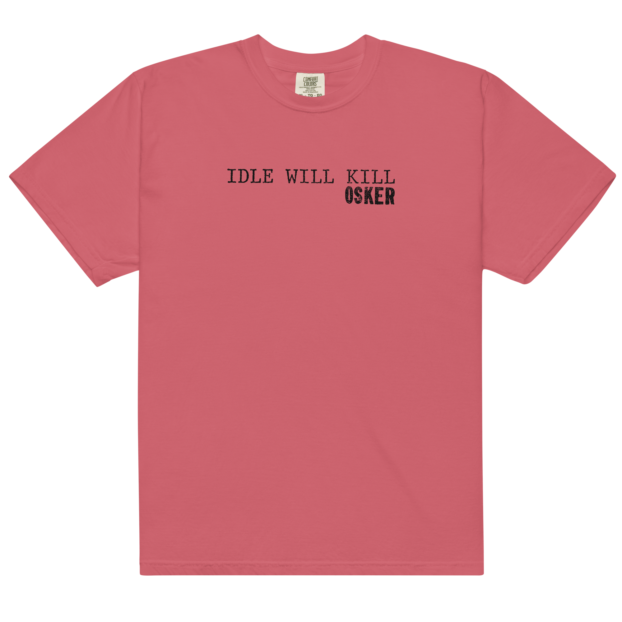 idle-will-kill-t-shirt-watermelon-100-coton-imprim image 1