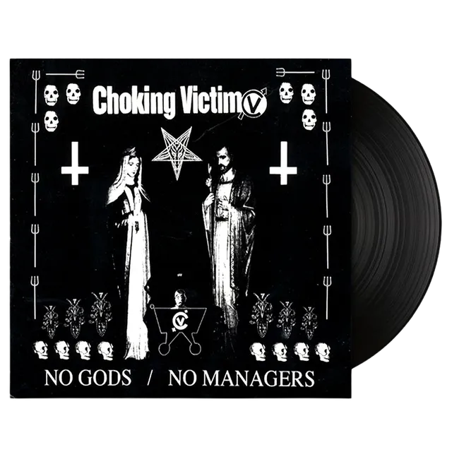 choking-victim-no-gods-no-managers-lp-vinyle-noir image 1
