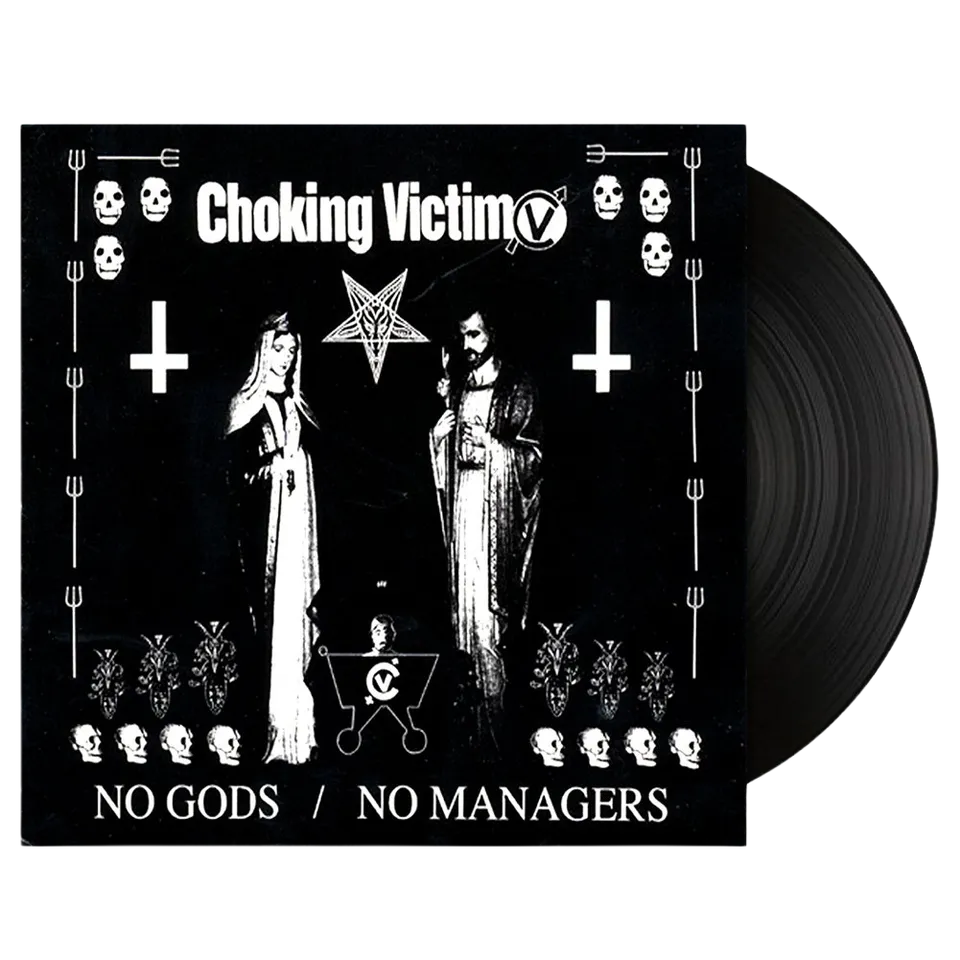 choking-victim-no-gods-no-managers-lp-vinyle-noir image 1