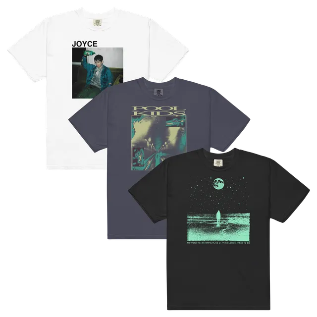 joyce-manor-pool-kids-twiabp-lot-3-t-shirts-coton image 1
