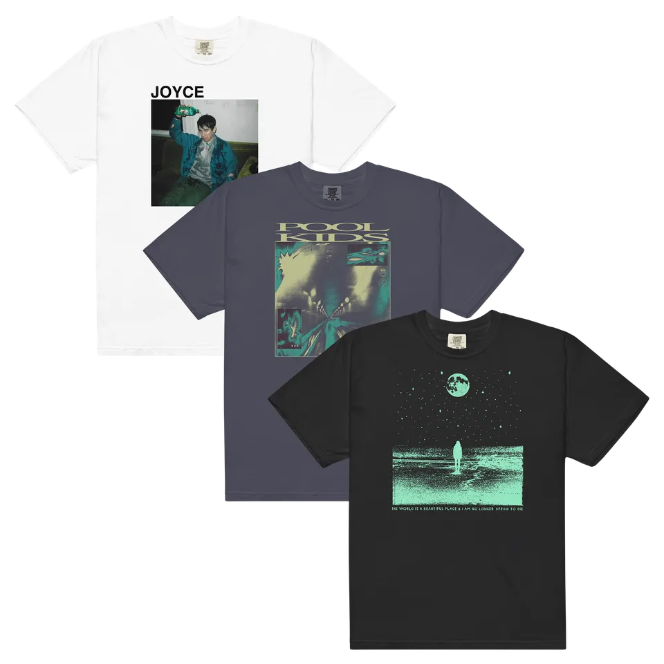 joyce-manor-pool-kids-twiabp-lot-3-t-shirts-coton image 1