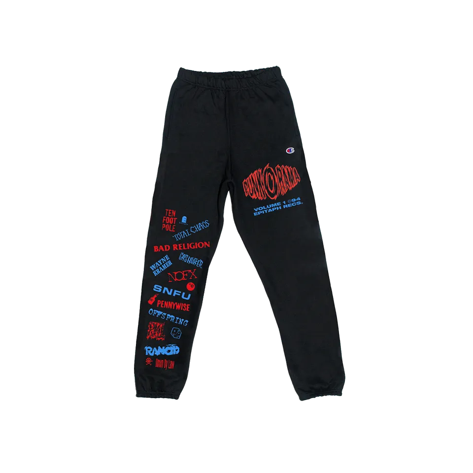 epitaph-records-punk-o-rama-jogging-noir-champion image 1