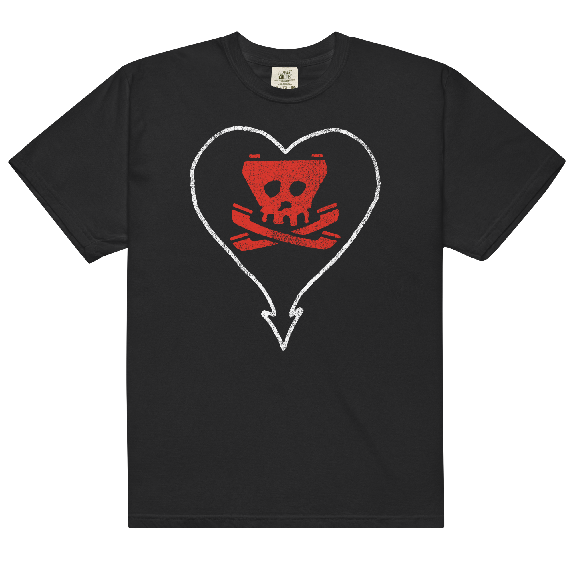 alkaline-trio-heartskull-tone-t-shirt-noir-coton image 1