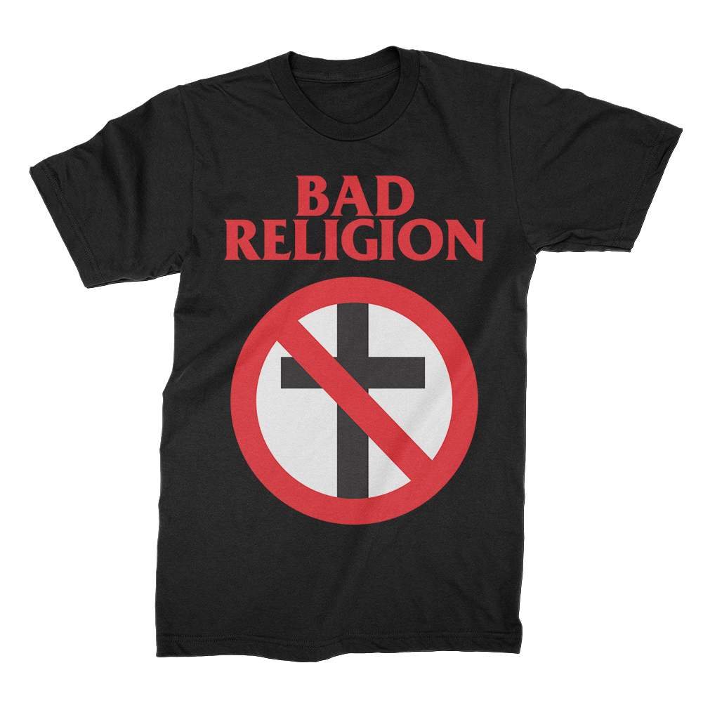 bad-religion-classic-crossbuster-t-shirt-noir-coton image 1