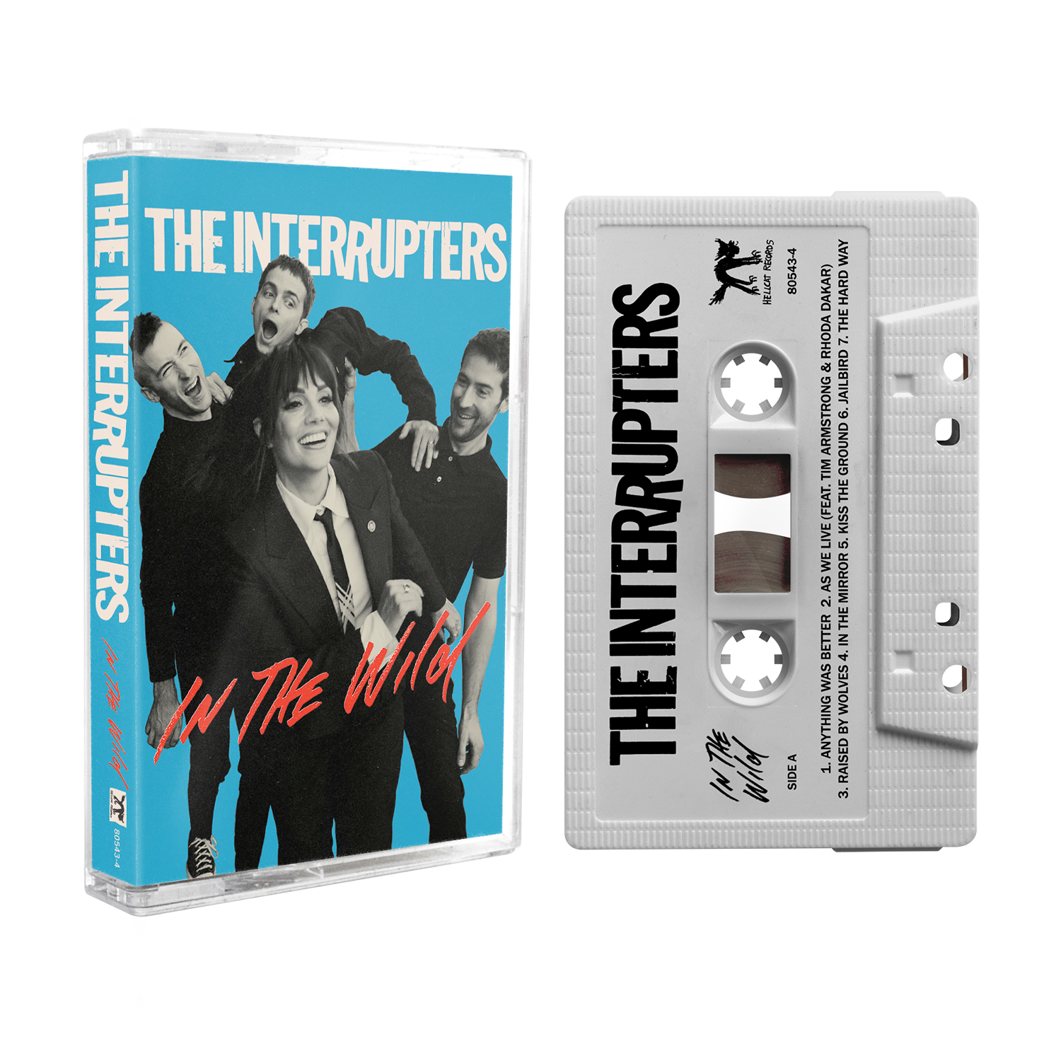 the-interrupters-in-the-wild-cassette-k7-blanche image 1