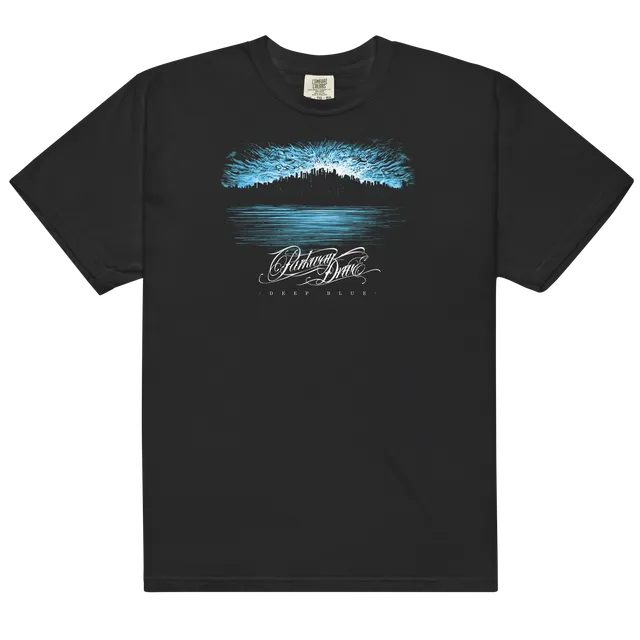 epitaph-records-deep-blue-t-shirt-noir-coton image 1